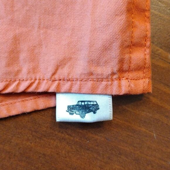 Peter Millar Mountainside, Button Up Dress Shirt with Pocket, Size XL, Orange - Picture 6 of 8